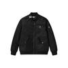 Casual Twill Baseball Collar Jacket Men Outerwear Black F11M118751F-BK