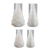 3D Christmas Tree Silicone Resin Mold DIY Jewelry Light Holder Epoxy Resin Mold DIY Handmade Crafts Candle Holder Decor