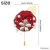 Exquisite Corsage Corsage Artificial Flower for Wedding Bridesmaids and Groomsmen Artificial Flower and Pearls