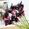 6PCS In Stock Calla Artificial Flowers for Decoration,Wedding Bridal Bouquet,for Home Room Office Table Decor  Calla Fake Flower