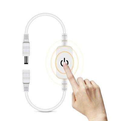 DC Male Female Touch Switch Stepless Dimming Sensor Switch For LED Light DC 12V-24V 4A Home Improvement Interruptor Dimmable