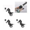 3Pcs Easy Installation Caster Wheel C-Stand Rotation Caster Wheel Set 25MM Diameter Light Stand Tripod Accessories