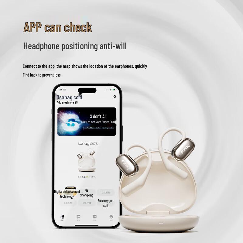 Saina Z22SProMAX Open-Ear Sports Bluetooth Headset