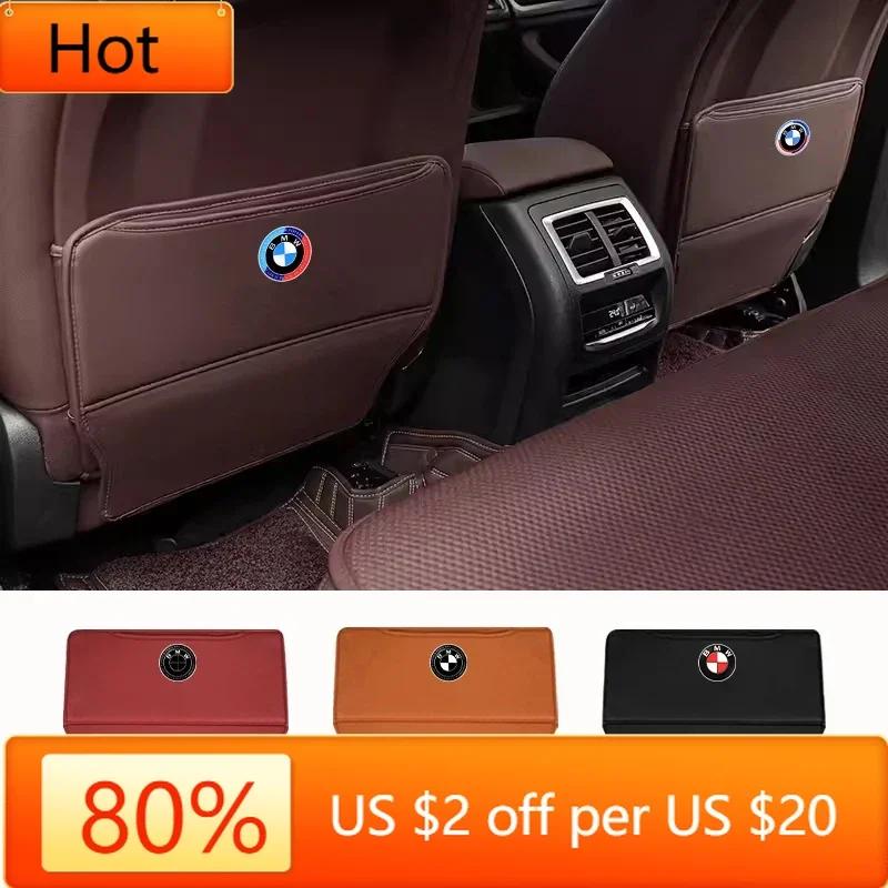 BAIP6 New Hots E60 Car Seat Protector PU Leather Car Seat Back Cover Protector For BMW X1 X2 X3 X4 X5 X6 3 5 Series M2 M3 M4 M5 M6 M7