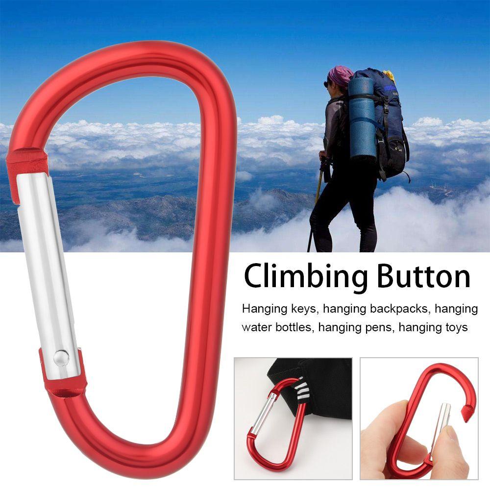 

Оборудование для обеспечения безопасности, спортивный карабин из сплава на открытом воздухе, кнопка для скалолазания, пряжка, брелок для кемпинга, пешего туризма, крючок