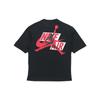 Jordan Camisetas para Hombre Cuello Redondo Negro Ajuste Recto Moderado CZ0595-010