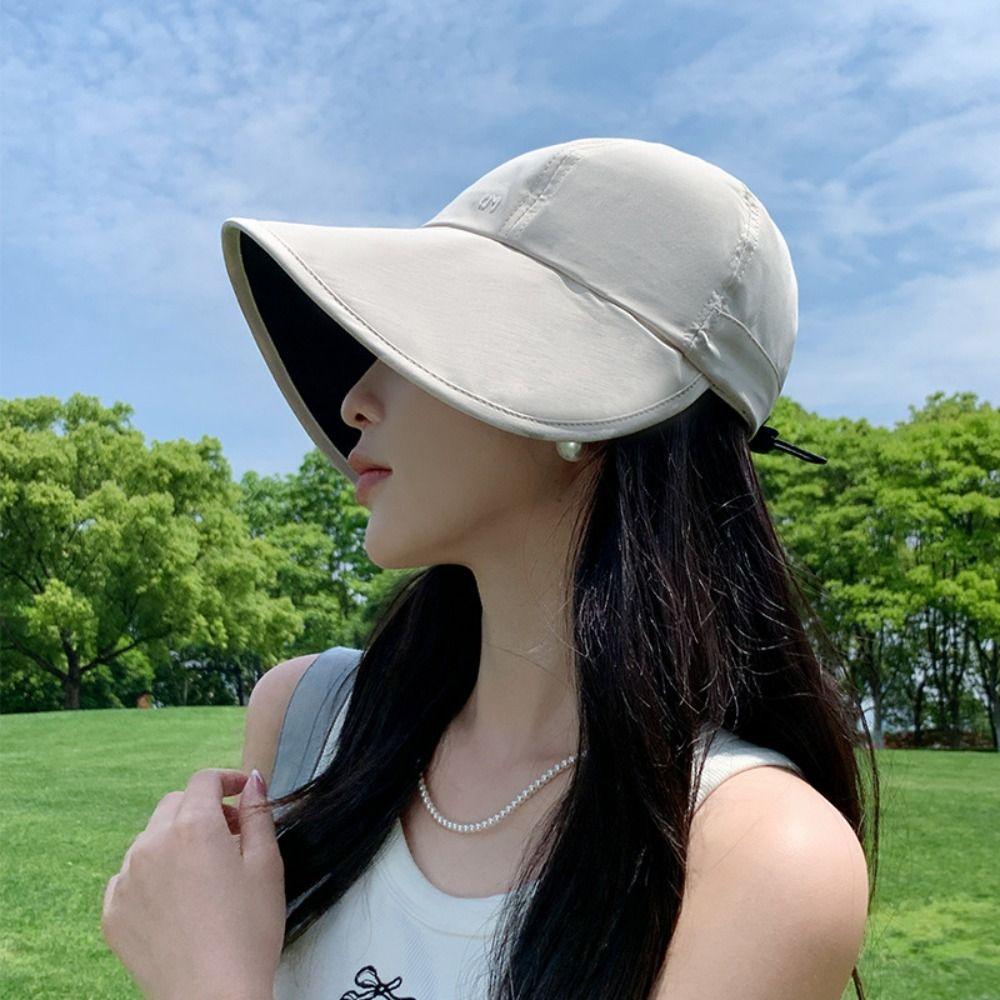 Big Brimmed Fisherman Hat Quick Drying Sunshade Hat Casual Summer Sun Hat Ladies