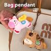 Cute Cartoon Horse Year Doll Pendant Plush Keychain Kawaii  Year Stuffed Doll Charm Backpack Handbag Pendant Accessories Gift