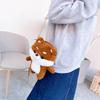 Autumn and Winter Plush Small Bag Women's 2025 New Cute Bear Doll Bag Cartoon Chain Shoulder Messenger Bag