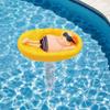 Schwimmendes Pool-Thermometer mit Seil Lustiger Schwimmbad-Temperaturmesser Niedliches Cartoon-Wasserthermometer für Innen und Außen