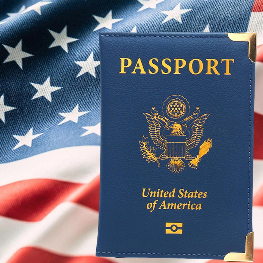 Passport And Card Holder Cover Combo, Passport Case /Wallet With Card Slot For Women And Men(AL-Purple)