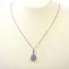 And My Jewelry SV925 Pink Gold Natural Lavender Jadeite Pendant Necklace with CZ Stone [Your Box] (May Birthstone) [Gift Wrapped]