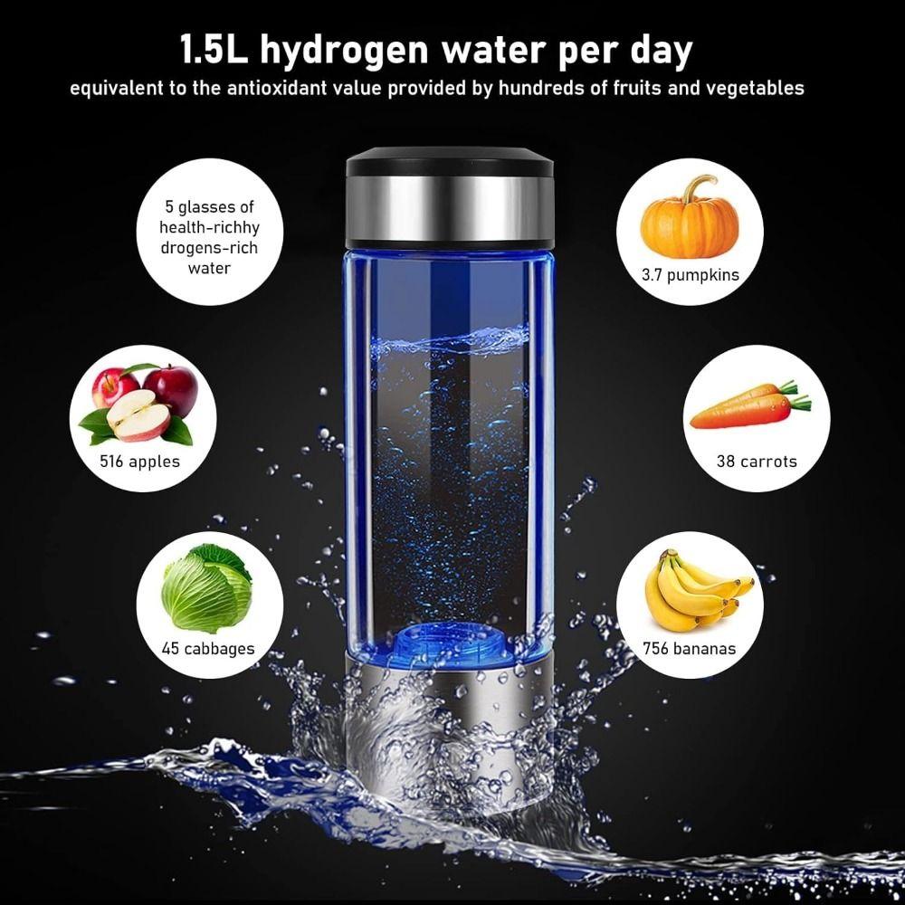 Verbessern Sie die Wasserqualität Wasserstoffwasser-Ionisator-Maschine Tragbarer Ausgeglichener pH-Wert Wasserstoffwasser-Becher Männer