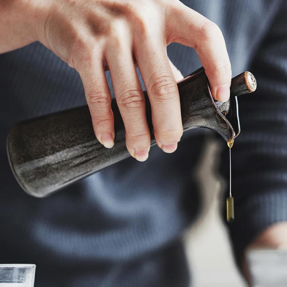 Keramik Gewürzgläser Öler Gewürzglas Gewürzwerkzeug Salzstreuer Kreatives Zuhause Küche Retro Olivenölflaschen Gewürzbehälter