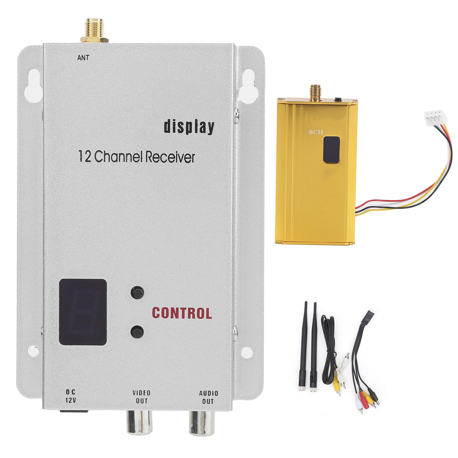 

1.2G 1.5W Wireless Transmitter Receiver Video Audio Synchronous Transmission High Sensitivity