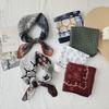 Thin Cotton and Linen Small Square Scarf Fresh and Breathable Women's Soft Literary and Decorative Small Silk Scarf Summer Scarf Women's Versatile