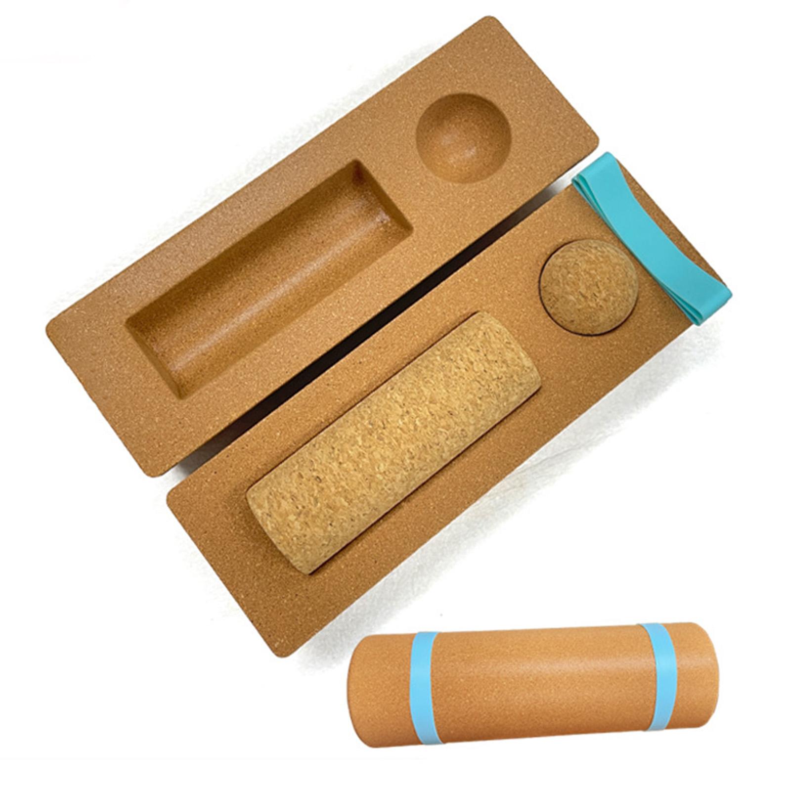 

Cork Balance Board Foot Strengthener Core Strength Exercise Resistance Bands Home Core Strength Pilate Gym Balancing Equipment бежевий