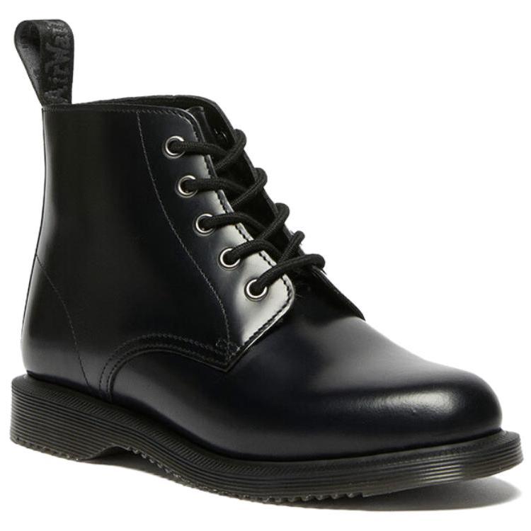 Dr. Martens Leather Comfortable Commuting Boots Unisex Boots Black 32219001