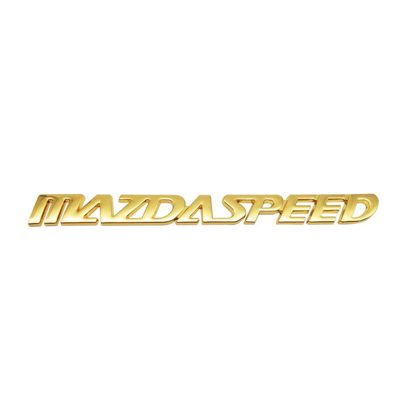 3D Metal Car Styling AWD 2.0 2.5 Emblem Car Rear Tail Trunk Sticker For M3 M5 MAZDASPEED MS Badge Decal Front Grill Decor