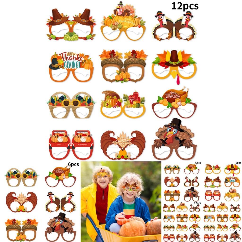 Paper Costume Glasses Photo Props For Kids And Adults Halloween And Festive Events