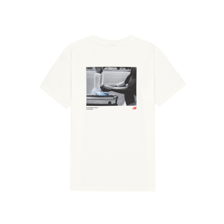 New Balance T Shirt Men's Ivory White NEF29271-IV