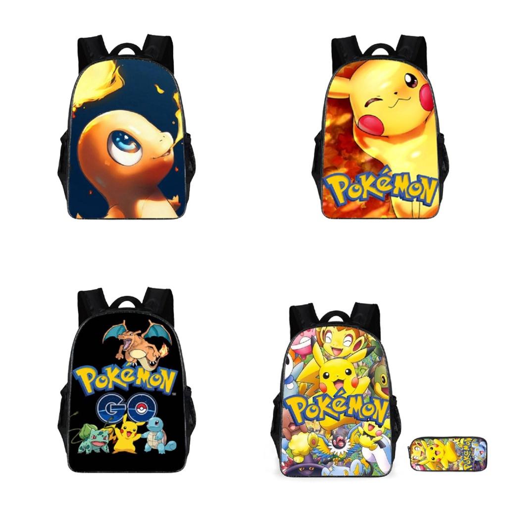 Lightweight Pokemon Backpack Perfect For Boys And Girls With Multiple Compartments