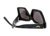 Sodamon Horn-Rimmed Sunglasses Fashion Black Sunglasses Mirror Sunglasses Ht602-C07(He)