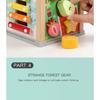 Montessori Wooden Children's Toys Multifunction Beaded Treasure Box Preschool Baby Building Blocks Early Education Kids Toys