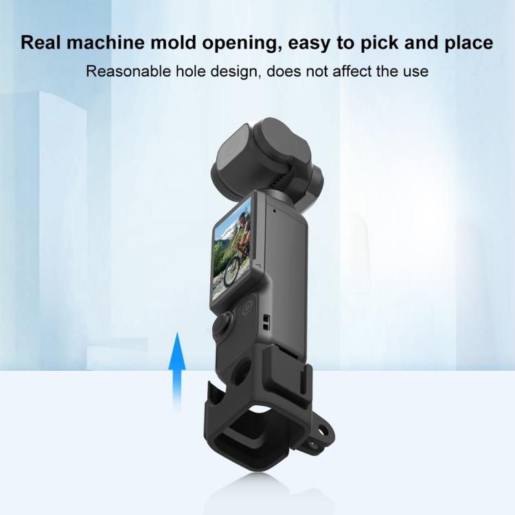 Per DJI OSMO Pocket 3 PULUZ Supporto adattatore di espansione per gabbia con telaio di protezione (Nero)
