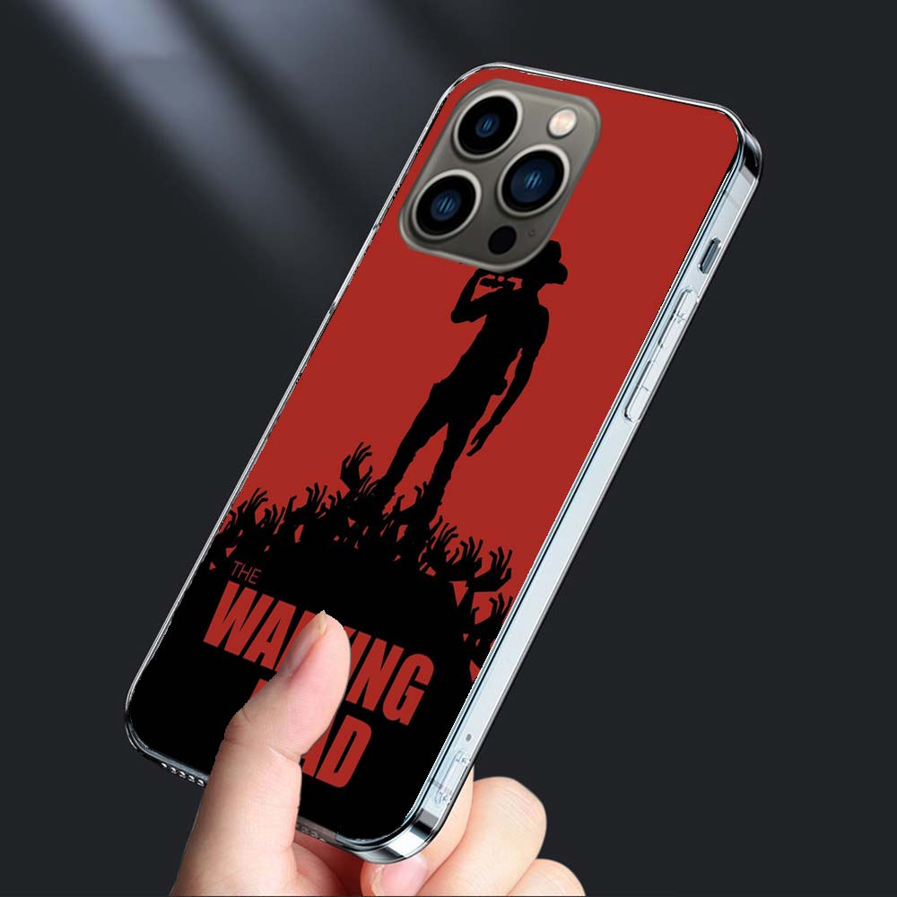 Horrible The Walking Dead Phone Case For Apple Iphone 16E Capa 15+ 14 Plus 17 Air 16 Pro Max 12 Pro Cute 13 Mini Co
