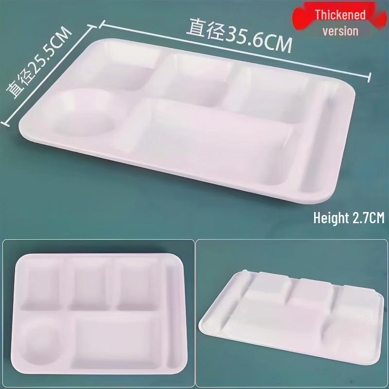 

Thickened Melamine Divided Cafeteria Tray