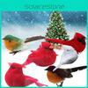 On Clip 12x Christmas Robins Festive Xmas Tree Bird Decoration Ornament Animal