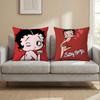 Cartoon Betty Boop Cushion Cover Cushion Cover Set 4Pcs 50X50 45X45 40X40 Pillowcase Decorative Sofa Home Decor