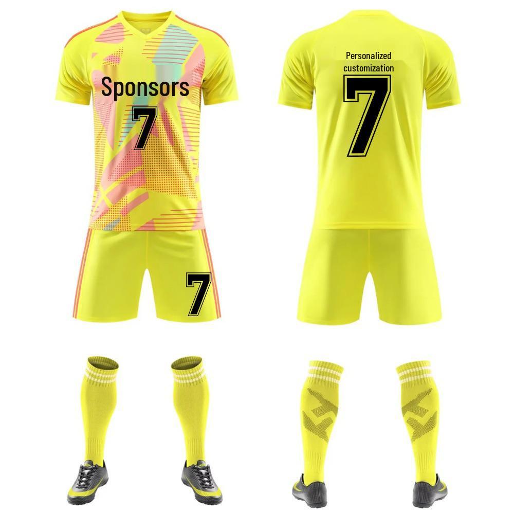 Koszulki treningowe piłkarskie z krótkim rękawem dla uczniów szkół podstawowych i średnich