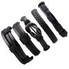 5Pcs/Set Men Fashion Leather Wax Rope Braided Bracelet