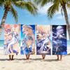 Genshin Nicole Towel Beach Towel Travel Lightweight Skin Friendly for Pool Beach Camping Cruise Summer