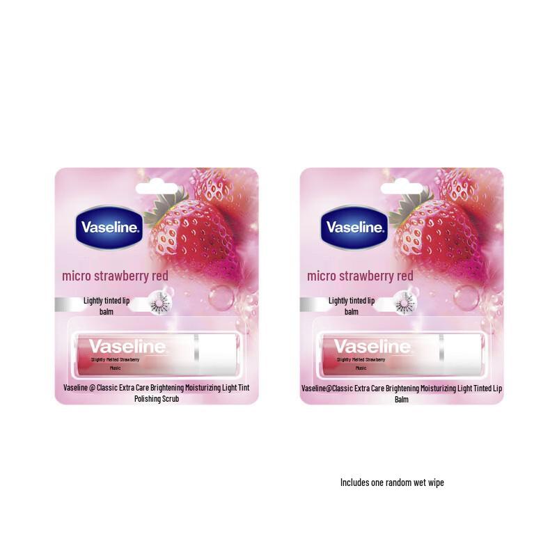 Vaseline Classic Care Strawberry Tinted Lip Balm