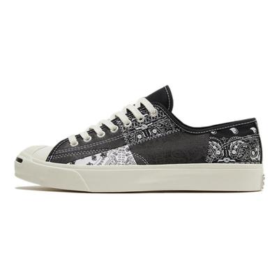 Jack Purcell Gold Standard Smiley Cashew-Blume Bequem Vielseitig Low-Top Canvas-Schuhe Unisex Schwarz Weiß Grau