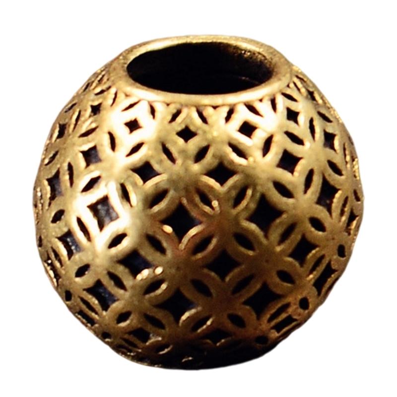 Copper DIY Jewelry Findings Spacer Beads With Oversized Holes For Easy Threading Crafting Supplies Cord Connectors