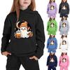 Kids Hoodie with Halloween Print - Long Sleeve Pullover Sweatshirt for Boys and Girls