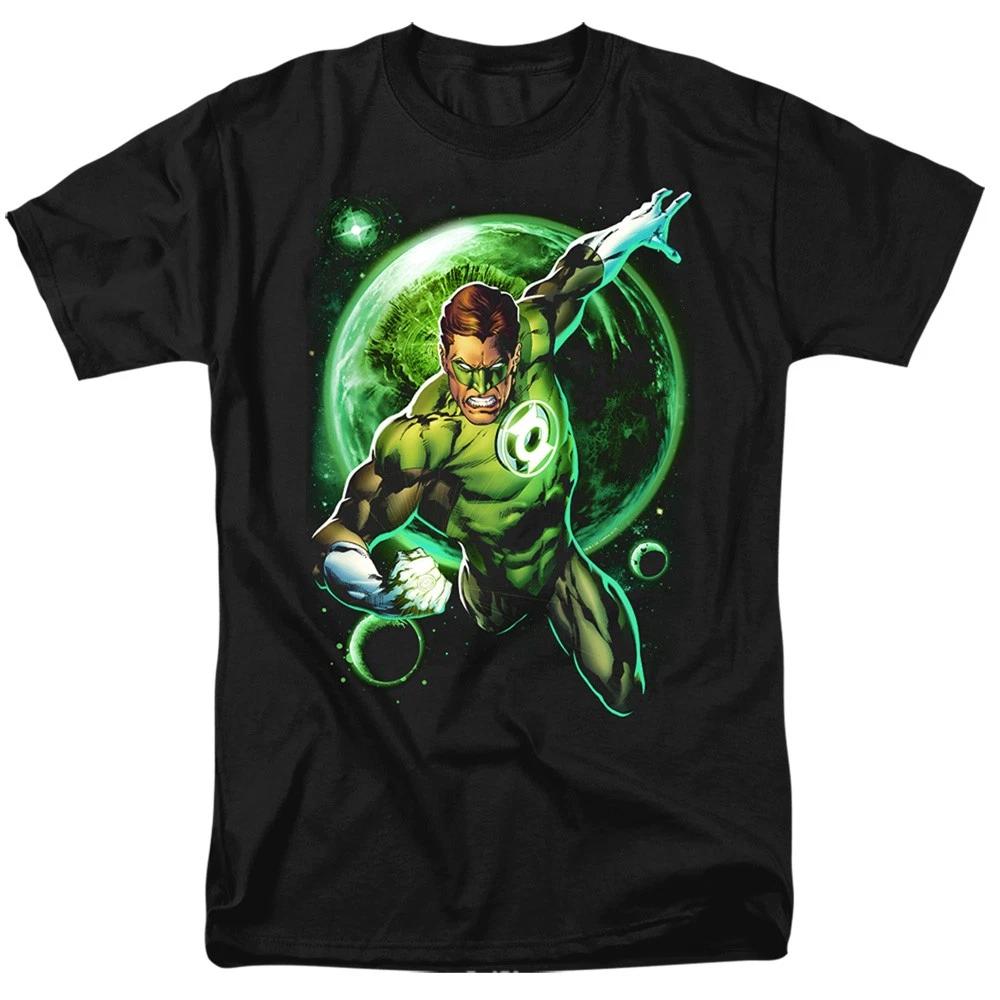 DC Comics - Green Lantern - Galaxy Glow - Adult Unisex T-Shirt - Black XXXXL
