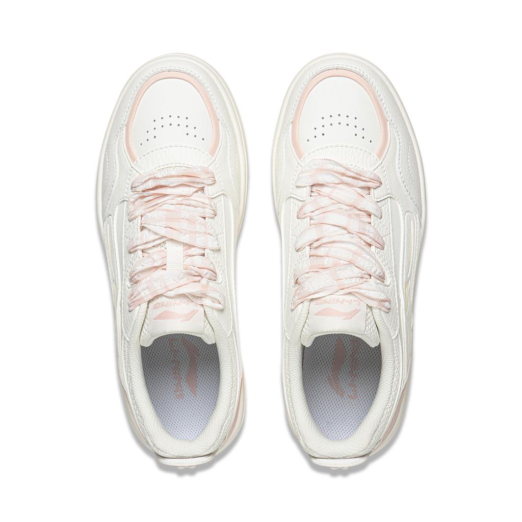 Li Ning Cheese Slip Resistant, Abrasion Resistant, Lightweight, Breathable, Height Increasing Low top Skateboard Shoes AGCW076-3