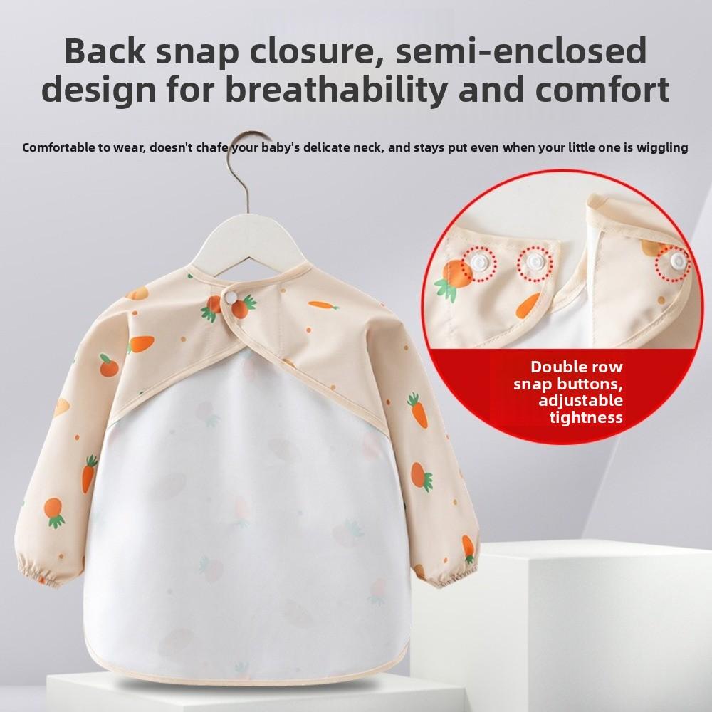 Stillbluse Kind Still-Lätzchen Wasserdicht Kleinkind-Lätzchen Neues Langarm-Schürze