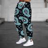 Men Baggy Multi Pocket Cargo Trousers Adjustable Waist Long Pants For Street Wear And Outdoor Working