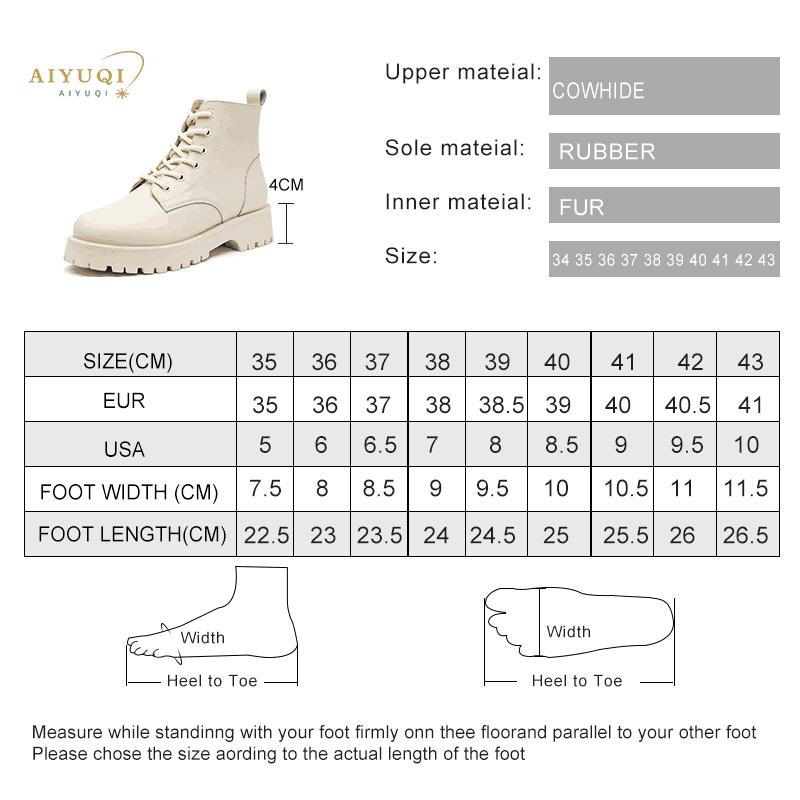 Fashion Women Ankle Boots Genuine Leather 2025 New Autumn Fashion Women Short Boots British Style Thick-soled Women's Motorcycle Boots