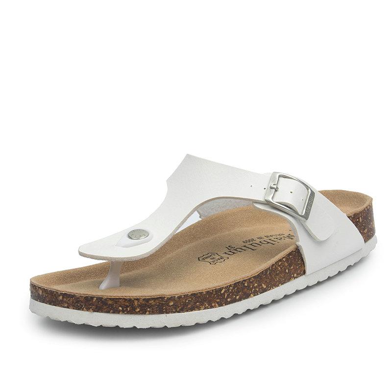 Fashion 18 Color Big Size 35-45 New Beach Cork Flip Flops Slippers Casual Summer Women Beach Slippers Flip Flops