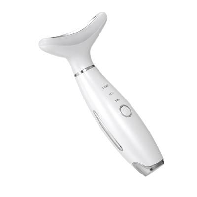 Neck Massager Led Photon Therapy Heating Neck Wrinkle Removal Machine Reduce Double Chin Skin
