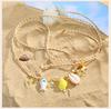 Ocean Sea Necklace, Starfish Shell Conch Fish Charms Pendant, Bohe Rope Summer Beach Jewelry for Women Girls