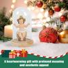 Jesus Figures Luminous Resin Saint Baby Jesus Figurine With Light Glowing Collectible Figurines Decoration For Home Christian