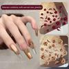 50Pcs 3D Mix Sizes Beautiful Blossoming Rose Flowers Leaf Resin Adhesive Nail Art Rhinestones Decorations Manicure Kawaii Charms